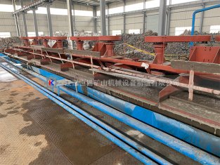 江西省瑞金市500 t/d铜矿球磨浮选设备流程