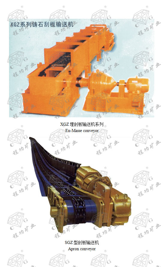 XGZ埋刮板输送机系列 En-Masse conveyor SGZ型刮板输送机 Apron conveyor